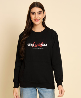 HEMLOCK Full Sleeve Printed Women Sweatshirt