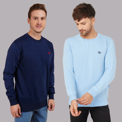 AAITHAN Full Sleeve Self Design Men Sweatshirt