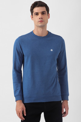 PETER ENGLAND Full Sleeve Solid Men Sweatshirt