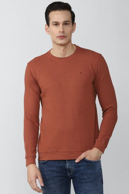 VAN HEUSEN Full Sleeve Solid Men Sweatshirt