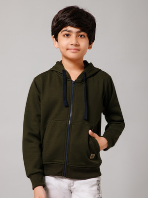 Alan Jones Full Sleeve Solid Boys Sweatshirt