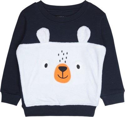 BodyCare Full Sleeve Embroidered Baby Boys Sweatshirt