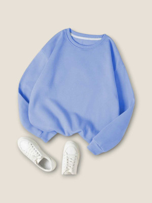 FAISALGARMENT Full Sleeve Solid Women Sweatshirt