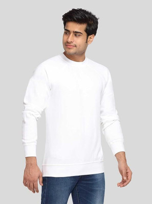 Timyka Full Sleeve Solid Men Sweatshirt