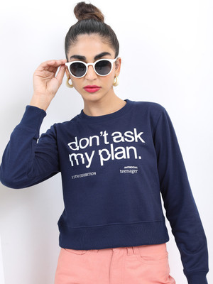 KETCH Full Sleeve Printed Women Sweatshirt