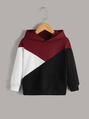 VABRU Full Sleeve Color Block Boys Sweatshirt