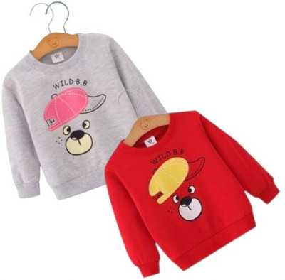TWOLOVER Full Sleeve Printed Boys & Girls Sweatshirt