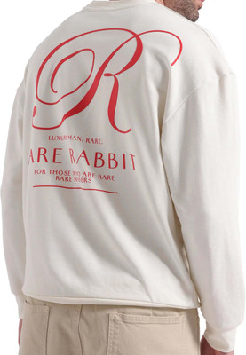 Rare Rabbit Full Sleeve Graphic Print Men Sweatshirt
