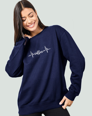 AOOSH Full Sleeve Printed Women Sweatshirt