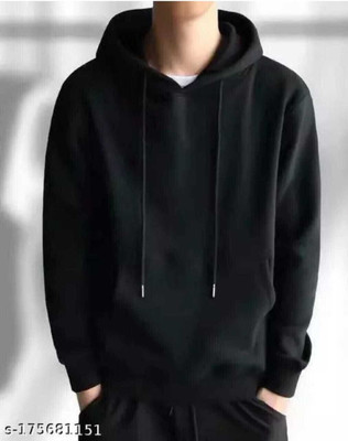 Sahuone Full Sleeve Solid Men Sweatshirt