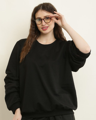 universal traderss Full Sleeve Solid Women Sweatshirt