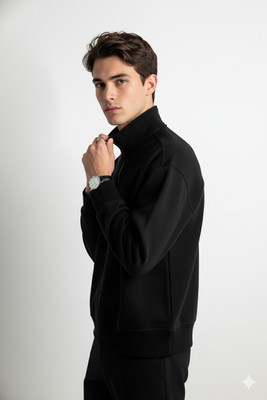 Oiin Fab Full Sleeve Solid Men Sweatshirt