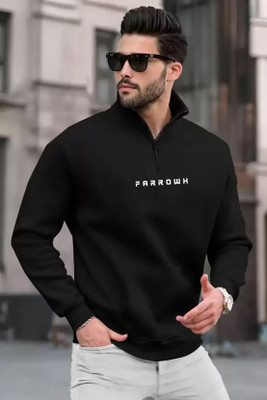 FARROWX Full Sleeve Solid Men Sweatshirt