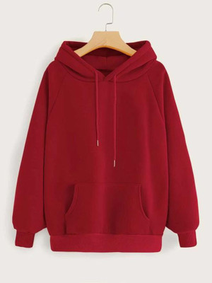 BG TEX Full Sleeve Solid Women Sweatshirt