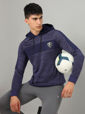 TECHNOSPORT Full Sleeve Color Block Men Sweatshirt