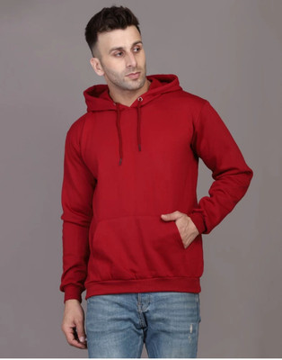deslizar Full Sleeve Solid Men Sweatshirt