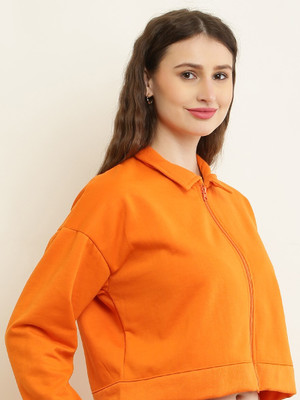 elegance redefined Full Sleeve Solid Women Sweatshirt