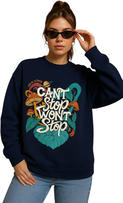 Stylezone Full Sleeve Self Design Women Sweatshirt