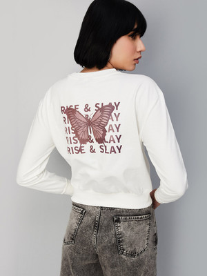 MAX Full Sleeve Printed Women Sweatshirt