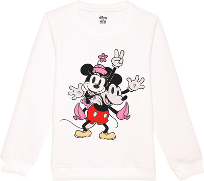 Disney By Wear Your Mind Full Sleeve Graphic Print Boys Sweatshirt