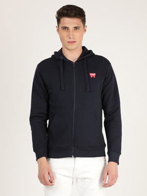 Wrangler Full Sleeve Solid Men Sweatshirt