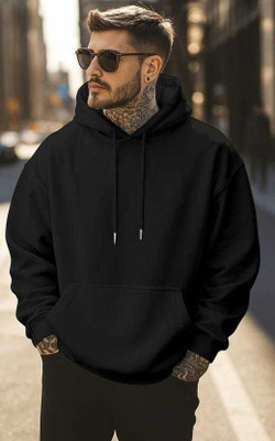 PATOIS Full Sleeve Solid Men Sweatshirt