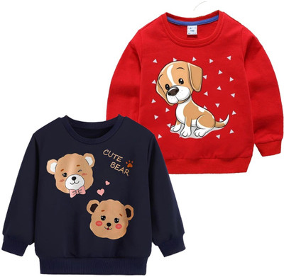 toystshirt Full Sleeve Printed Baby Boys & Baby Girls Sweatshirt