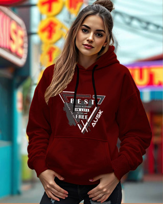 AOOSH Full Sleeve Printed Women Sweatshirt