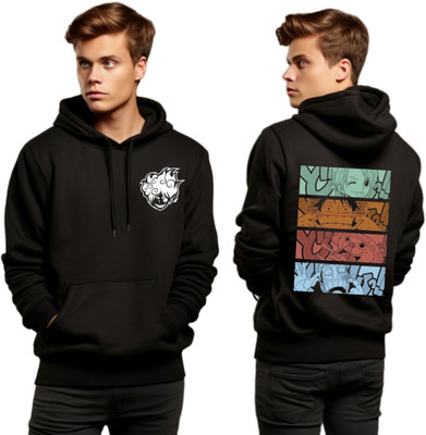 Joy and Happiness Full Sleeve Graphic Print Men Sweatshirt