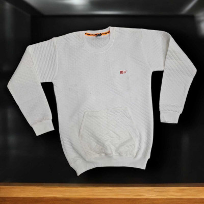 SH.KBH Full Sleeve Solid Men Sweatshirt