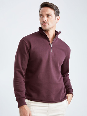 Mast & Harbour Full Sleeve Solid Men Sweatshirt