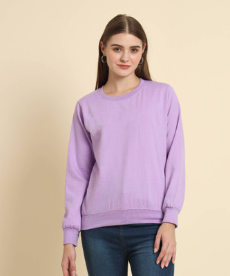 Bokaro Full Sleeve Solid Women Sweatshirt