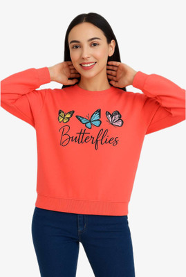 Veins Fashion Full Sleeve Printed Women Sweatshirt