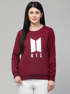 Clothy Full Sleeve Printed Women Sweatshirt