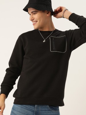 Mast & Harbour Full Sleeve Solid Men Sweatshirt