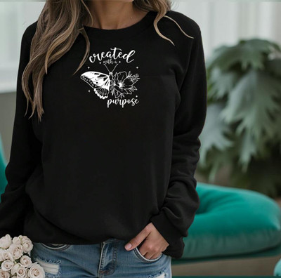 MAJESTIC FASHION Full Sleeve Printed Women Sweatshirt