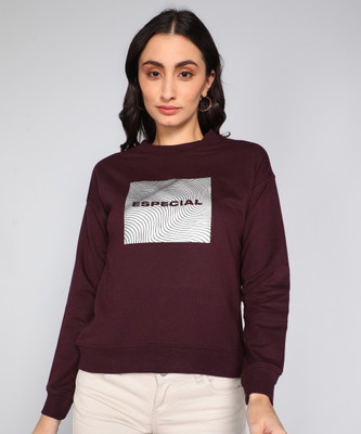 METRONAUT Full Sleeve Printed Women Sweatshirt