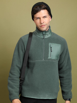 HIGHLANDER Full Sleeve Solid Men Sweatshirt