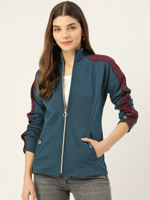 BRINNS Full Sleeve Color Block Women Sweatshirt