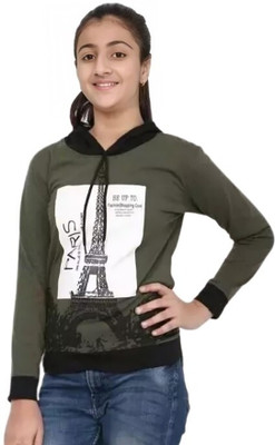 Ticoss Full Sleeve Graphic Print Girls Sweatshirt