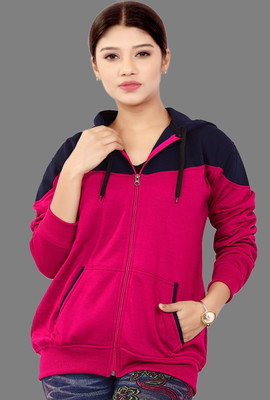 BAILEY SELLS Printed Round Neck Casual Women Pink, Blue Sweater