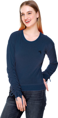 top ten Full Sleeve Solid Women Sweatshirt