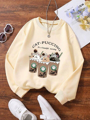 Mark TP Full Sleeve Graphic Print Women Sweatshirt