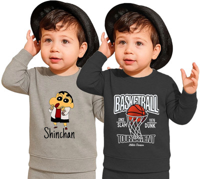 jpf Full Sleeve Printed Baby Boys & Baby Girls Sweatshirt
