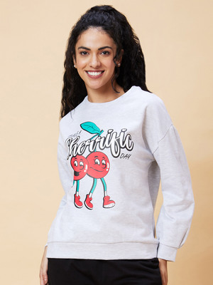 Globus Full Sleeve Printed Women Sweatshirt