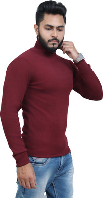 nikline Full Sleeve Solid Men Sweatshirt