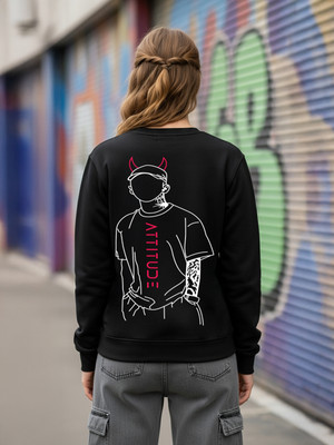 Benny Brooks Full Sleeve Printed Women Sweatshirt