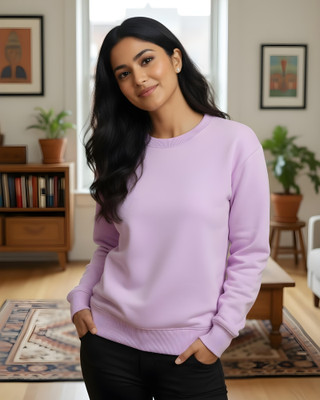 FLYIND VOGUE OUTFIT Full Sleeve Solid Women Sweatshirt