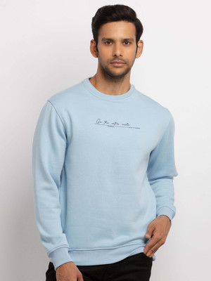 Status Quo Full Sleeve Solid Men Sweatshirt