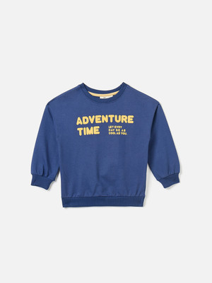 JUNIORS by Babyshop Full Sleeve Printed Boys Sweatshirt